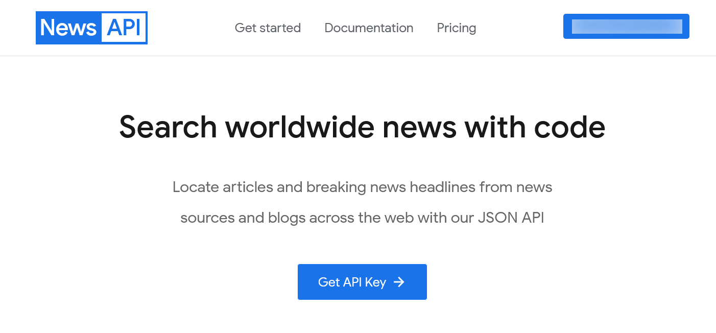 News API を使ってニュース記事を取得する